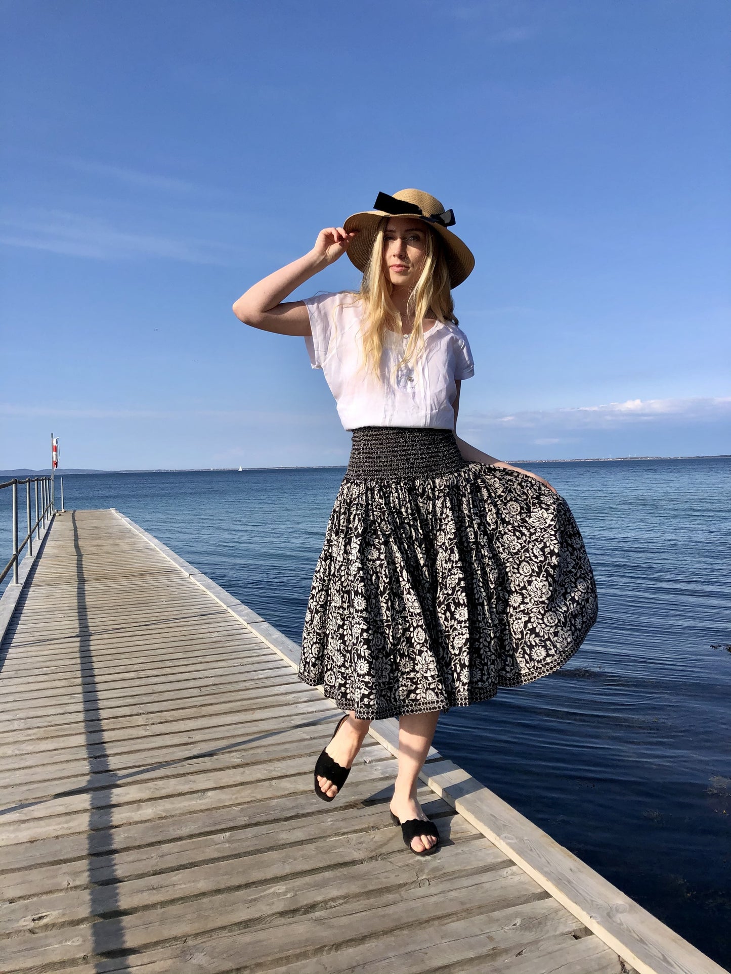 hvid bluse Himalaya sommer