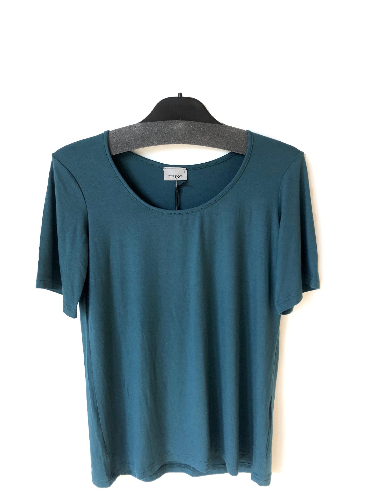 T-shirt i Bambus Basic Grøn