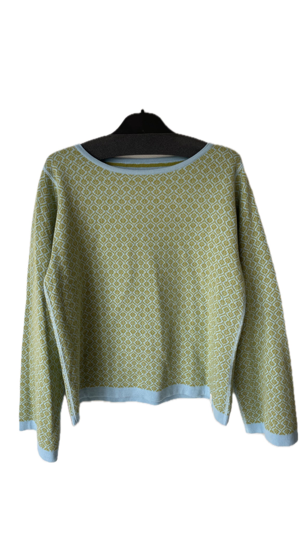 Økologisk grøn bomuldstrøje i dobbeltdesign fra Himalaya