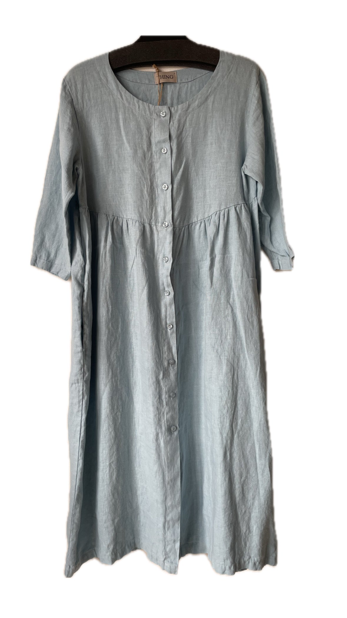 Blå Hørkjole fra Thing