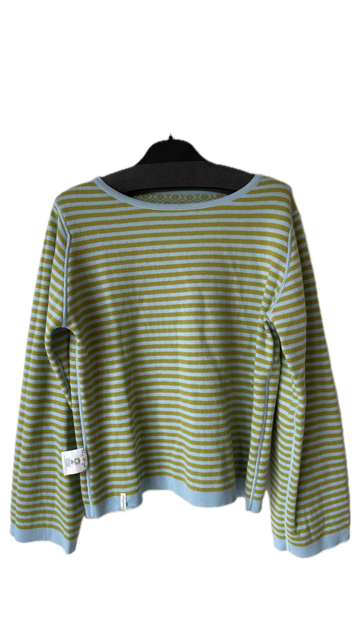 Økologisk grøn bomuldstrøje i dobbeltdesign fra Himalaya