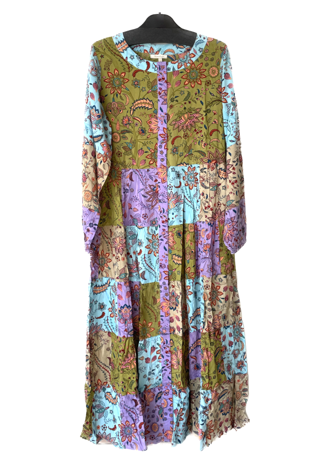 Farverig kjole fra Himalaya - Lang sommerkjole Butik Anna Sofie